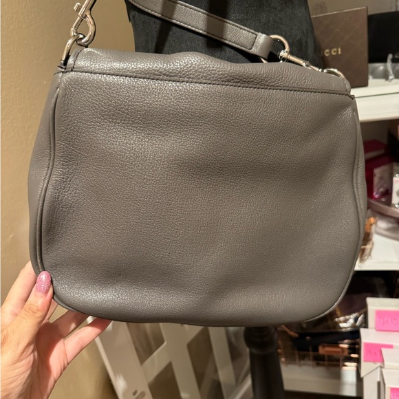 MARC JACOBS LEATHER CROSSBODY FOLD OVER FLAP BAG - Picture 7 of 10